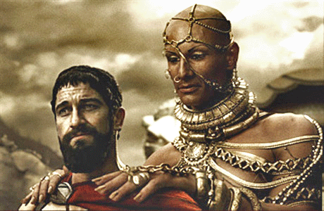 Battle-of-Thermopylae-in-300-Movie-Leonidas-and-Xerxes.gif